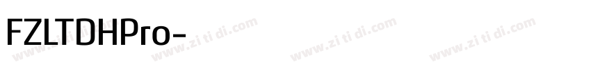 FZLTDHPro字体转换