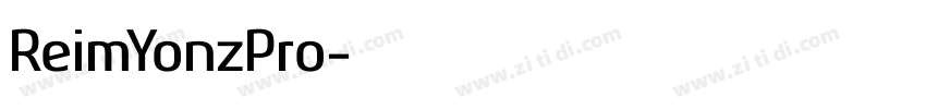 ReimYonzPro字体转换