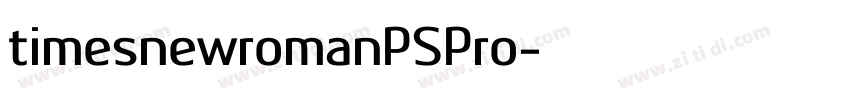 timesnewromanPSPro字体转换