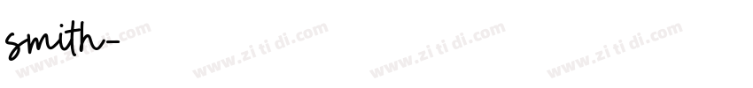 smith字体转换