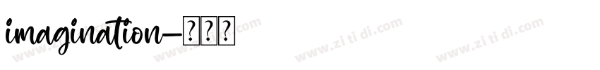 imagination字体转换
