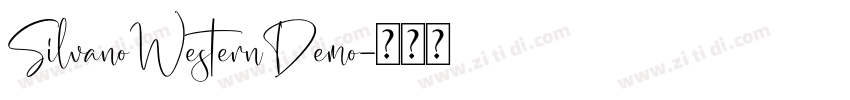 SilvanoWesternDemo字体转换
