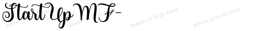 StartUpMF字体转换