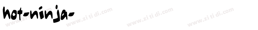 hot-ninja字体转换