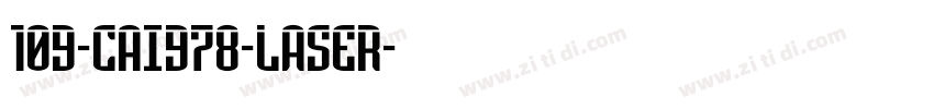 109-CAI978-laser字体转换