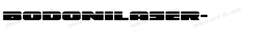 BodoniLaser字体转换