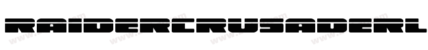 raidercrusaderlaser字体转换