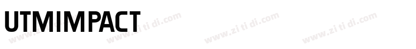 UTMImpact字体转换