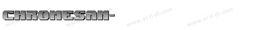 ChromeSan字体转换