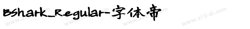 BShark_Regular字体转换