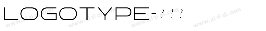 LOGOTYPE字体转换