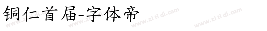 铜仁首届字体转换