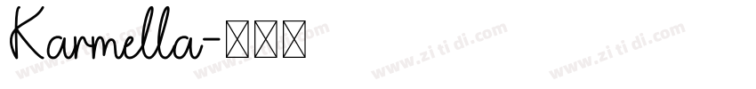 Karmella字体转换