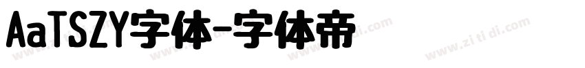 AaTSZY字体字体转换