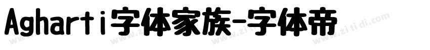 Agharti字体家族字体转换