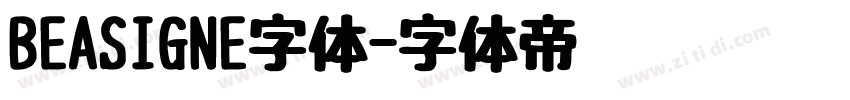 BEASIGNE字体字体转换