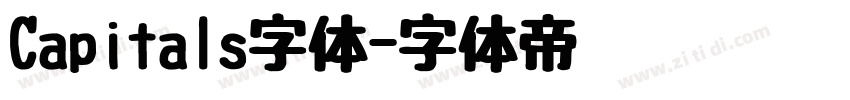 Capitals字体字体转换