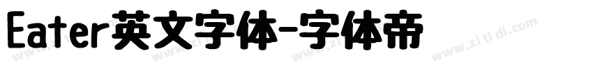 Eater英文字体字体转换