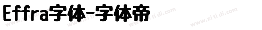 Effra字体字体转换