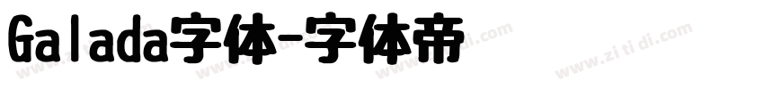Galada字体字体转换