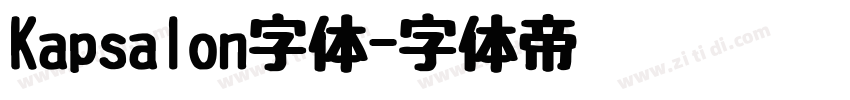Kapsalon字体字体转换