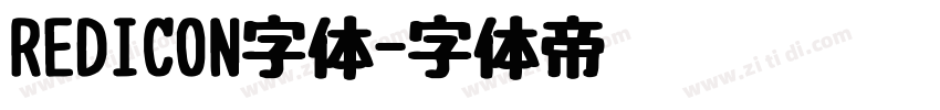 REDICON字体字体转换