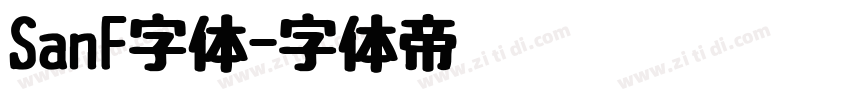SanF字体字体转换