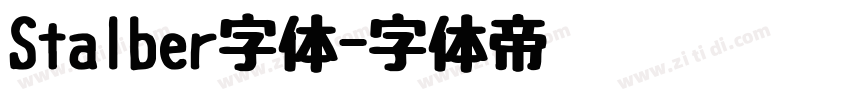 Stalber字体字体转换