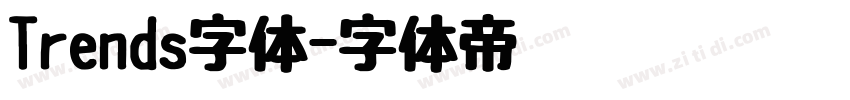 Trends字体字体转换