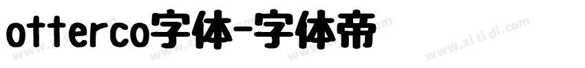 otterco字体字体转换