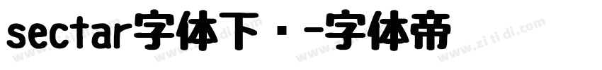 sectar字体下载字体转换