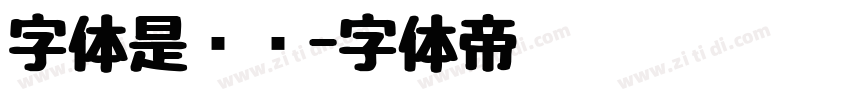 字体是级别字体转换