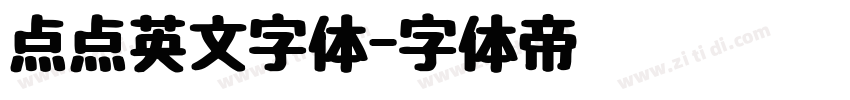 点点英文字体字体转换