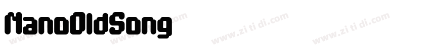 NanoOldSong字体转换