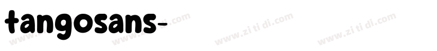 tangosans字体转换