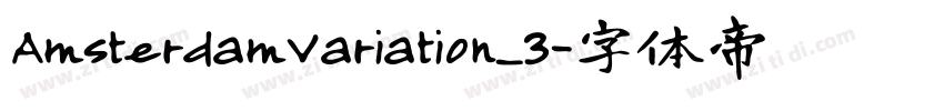 AmsterdamVariation_3字体转换