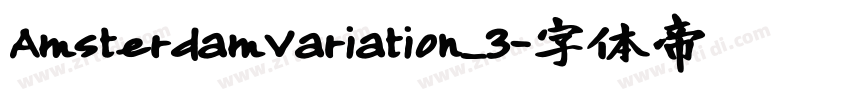 AmsterdamVariation_3字体转换