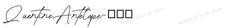 QuentineAntelope字体转换