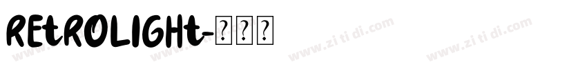Retrolight字体转换