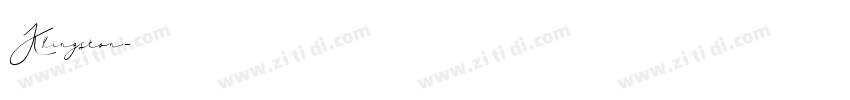 Khingston字体转换