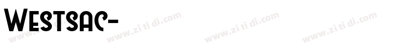 Westsac字体转换