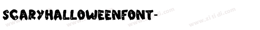 ScaryHalloweenFont字体转换