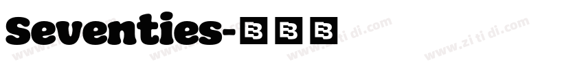 Seventies字体转换