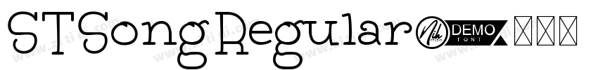 STSongRegular字体转换