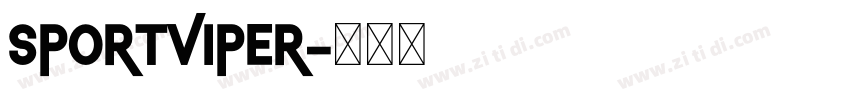 SPORTVIPER字体转换