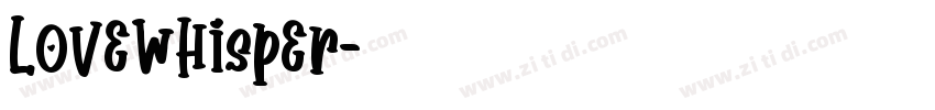 LoveWhisper字体转换