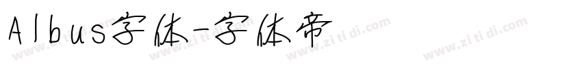 Albus字体字体转换