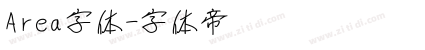Area字体字体转换