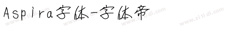Aspira字体字体转换