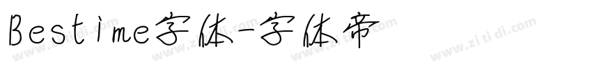 Bestime字体字体转换